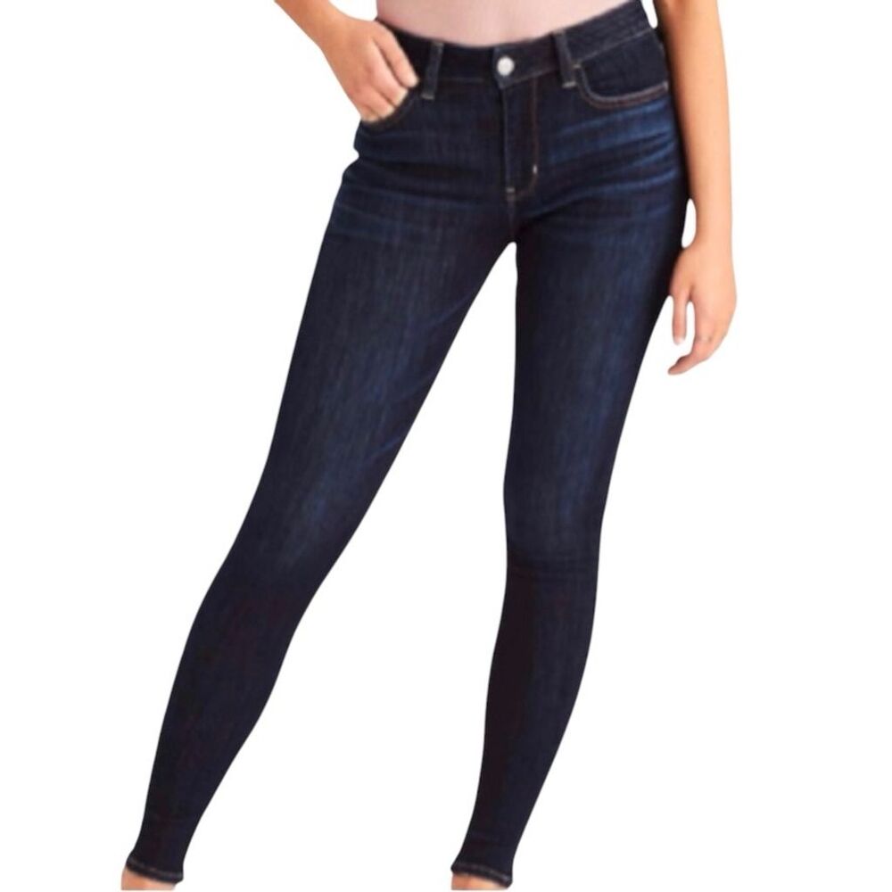 American Eagle Women's Super Stretch High-Waisted Skinny Jeans Size 10 Dark Blue